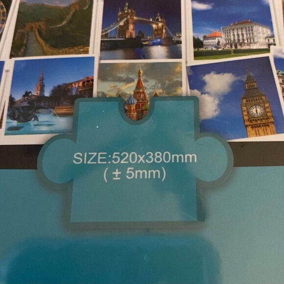 1000-Piece Jigsaw Puzzle With Photos Of Famous Landmarks - Picture 5 of 6